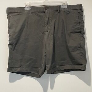 Banana Republic Mens 9" Shorts‎ Gray Casual Chino Flat Front Pockets